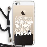 The prettiest: iPhone 5 / 5S / SE Transparant Hoesje met koord