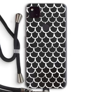 Dakpannetjes: Pixel 4a 5G Transparant Hoesje met koord