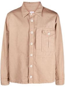 Brunello Cucinelli surchemise à boutonnière - Marron