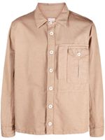 Brunello Cucinelli surchemise à boutonnière - Marron