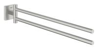 Handdoekhouder GROHE Start Cube 2-Lids, Supersteel