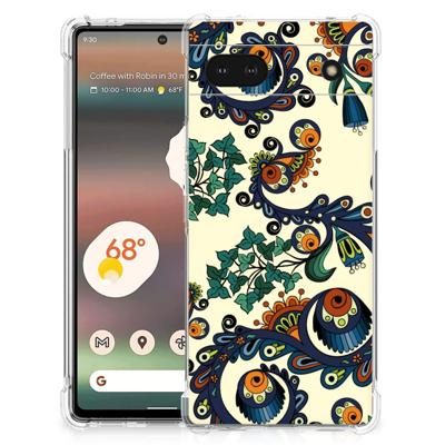 Anti Shock Case Google Pixel 6A Barok Flower Anti Shock Case Google Pixel 6A Barok Flower