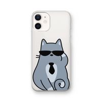 Cool cat: iPhone 12 Transparant Hoesje
