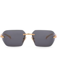 Prada Eyewear lunettes de soleil Runway sans monture - Noir