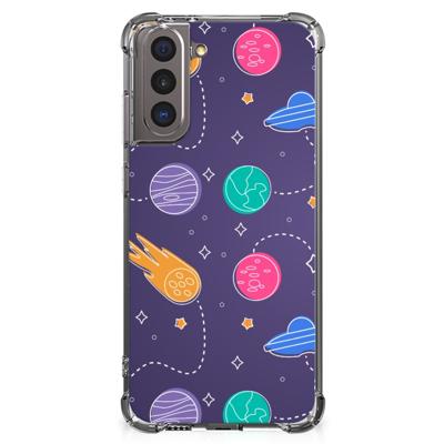 Samsung Galaxy S21 Anti Shock Bumper Case Space Samsung Galaxy S21 Anti Shock Bumper Case Space