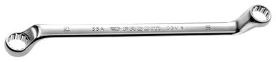 Facom dubbelgebogen 12-kant ringsleutel 21x23 mm - 55A.21X23