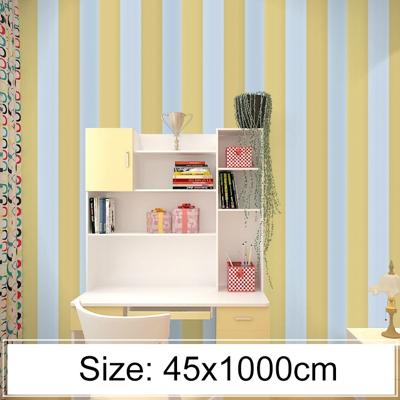 Creatieve PVC bakstenen decoratie behang stickers slaapkamer woonkamer muur waterdicht behang roll grootte: 45 x 1000cm (geel)