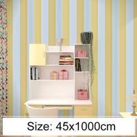 Creatieve PVC bakstenen decoratie behang stickers slaapkamer woonkamer muur waterdicht behang roll grootte: 45 x 1000cm (geel)