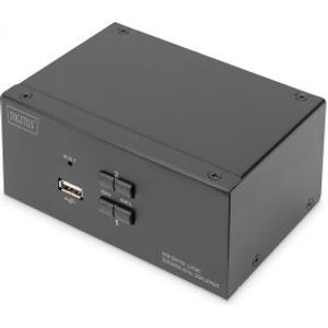 Digitus DS-12862 KVM-switch Zwart