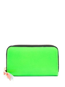 Comme Des Garçons Wallet portefeuille Super Fluo en cuir - Vert