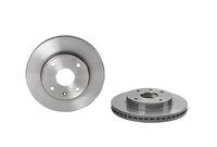 Remschijf COATED DISC LINE BREMBO, Remschijftype: Binnen geventileerd, u.a. für Chevrolet, Daewoo - thumbnail