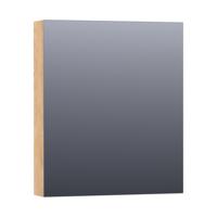 BRAUER Impress Deluxe spiegelkast - 60x70x15cm - interne en externe verlichting - 1 rechtsdraaiende dubbelzijdige spiegeldeur Forest Tan SK-IMD60RFT BRAUER Impress Deluxe spiegelkast - 60x70x15cm - interne en externe verlichting - 1 rechtsdraaiende dubbelzijdige spiegeldeur Forest Tan SK-IMD60RFT