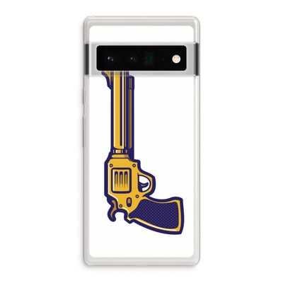 Pew Pew Pew: Google Pixel 6 Pro Transparant Hoesje