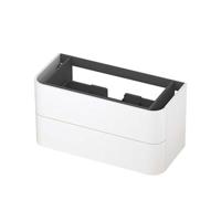 INK - Afgeronde Onderkast Gelakt 2 Laden Softclose Tbv Grepen - 1000x450x520 Mm - Mat Wit