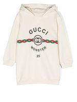 Gucci Kids robe-pull à logo imprimé - Blanc