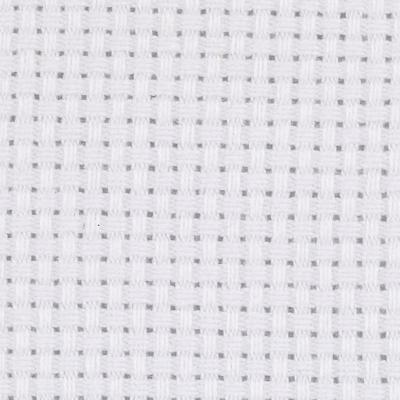 Creativ Company Aida, afm 50x50 cm, 43 vierkanten per 10 cm, wit, 1 stuk