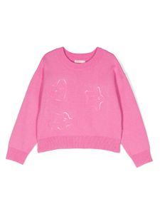 Billieblush pull à ornements - Rose