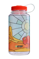 Nalgene Wide Mouth Clear Stained Glass Sustain 1L Drinkfles