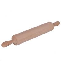 Professionele houten deegroller met dubbele greep - lengte cm 55