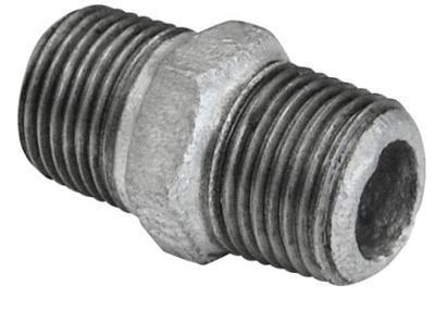 Kirchhoff Smeedbaar ijzer dubbele nippel, verzinkt, 1 1/2"ET, (280) - 989785055