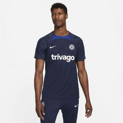 Chelsea Trainingsshirt Dri-FIT Strike - Navy/Blauw/Wit Chelsea Trainingsshirt Dri-FIT Strike - Navy/Blauw/Wit