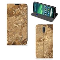 Nokia 2.3 | Standcase | Marmer Creme