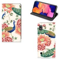 Smartphone hoesje voor Samsung Galaxy A10 Pink Peacock