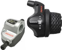 Shimano Draaiversteller 3 speed Nexus SL-3S41E met kabels en clickbox zwart (werkplaatsverpakking) - thumbnail