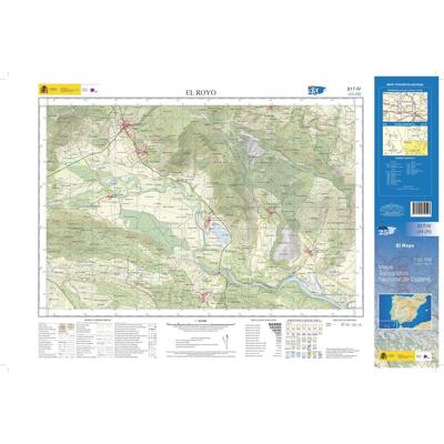 Topografische kaart 317-IV El Royo | CNIG - Instituto Geográfico Nacional1