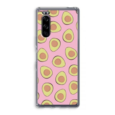 Dancing avocados: Sony Xperia 5 Transparant Hoesje