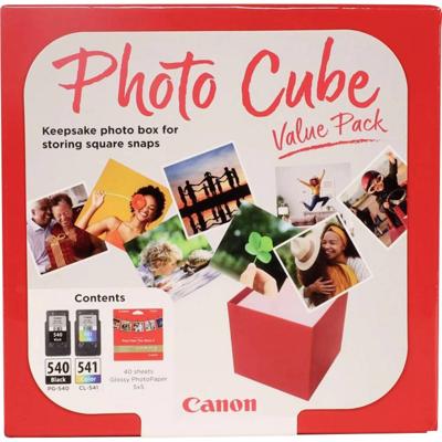 Canon Fotokubusset PG-540/CL-541 Photo Cube Origineel Combipack Zwart, Kleur 5225B012