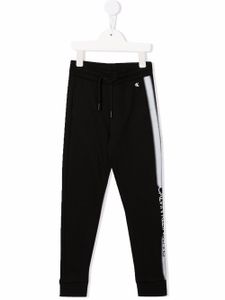 Calvin Klein Kids pantalon de jogging à logo imprimé - Noir