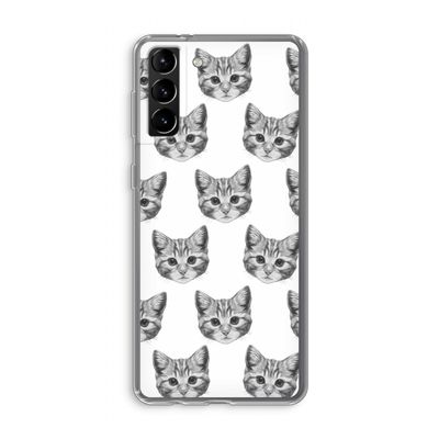 Kitten: Samsung Galaxy S21 Plus Transparant Hoesje