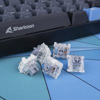 Sharkoon Gateron PRO 2.0 SILVER keyboard switches 35 stuks - thumbnail