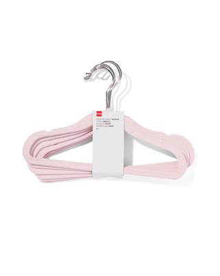 HEMA Kledinghanger klein velours roze - 6 stuks
