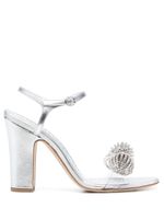 Manolo Blahnik sandales Elhob 105 mm - Argent