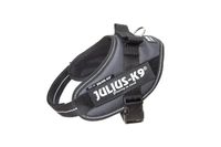 Julius k9 idc power-harnas / tuig voor labels antraciet (MINI/51-67 CM) - thumbnail