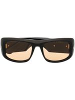 Gucci Eyewear lunettes de soleil à monture rectangulaire - Noir - thumbnail