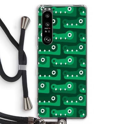 Crocs: Sony Xperia 1 III Transparant Hoesje met koord
