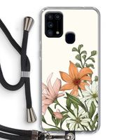 Floral bouquet: Samsung Galaxy M31 Transparant Hoesje met koord