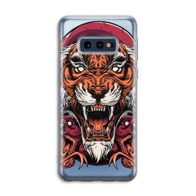 Tiger and Rattlesnakes: Samsung Galaxy S10e Transparant Hoesje