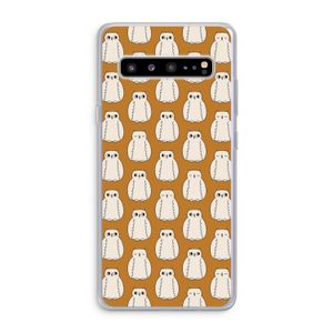 Uilen: Samsung Galaxy S10 5G Transparant Hoesje