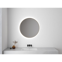 Badkamerspiegel Novi | 60 cm | Rond | Indirecte LED verlichting | Touch button - thumbnail
