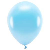 Party ballonnen - biologisch afbreekbaar - 100x - lichtblauw - milieuvriendelijke feestversiering