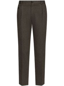 Dolce & Gabbana pantalon de costume à plis marqués - Gris