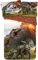Jurassic World Dekbedovertrek Eruption 140 x 200 cm Katoen - thumbnail