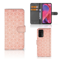 OPPO A54 5G | A74 5G | A93 5G Telefoon Hoesje Pattern Orange - thumbnail