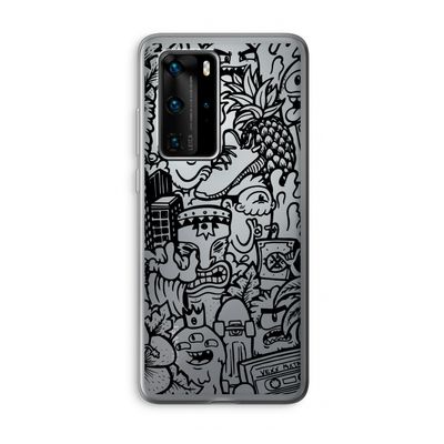 Vexx Black Mixtape: Huawei P40 Pro Transparant Hoesje