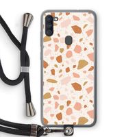 Terrazzo N°18: Samsung Galaxy A11 Transparant Hoesje met koord Terrazzo N°18: Samsung Galaxy A11 Transparant Hoesje met koord