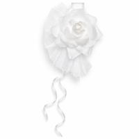 Trouwauto antenne linten - Bruiloft - wit - 4x stuks - just married